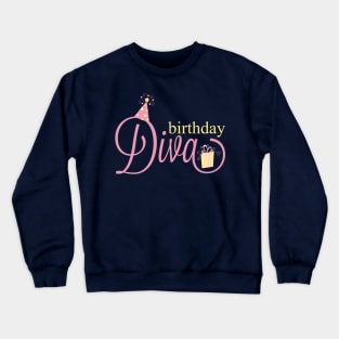 Birthday Diva Crewneck Sweatshirt